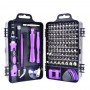 115 in 1 Precision Screw Driver Mobile Phone Computer Disassembly Maintenance Tool Set(Purple)