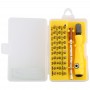 32-i-ett CRV Steel Mobiltelefon Demontering reparationsverktyget Multifunktionell Kombination Skruvmejsel Set (gul)