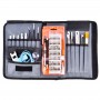 Portable ტანსაცმლის ჩანთა მობილური ტელეფონის disassembly სარემონტო Tool მრავალფუნქციური კომბინირებული Tool screwdriver მითითებული (ნარინჯისფერი)