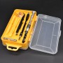 110 in 1 Watch Mobile Phone Disassembly Maintenance Tool Multi-function Chrome Vanadium Steel Screwdriver Set(Yellow)