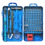 110 in 1 Watch Mobile Phone Disassembly Maintenance Tool Multi-function Chrome Vanadium Steel Screwdriver Set(Blue)