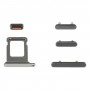 SIM карта тава + странични клавиши за iPhone 14 Pro Max (черен)