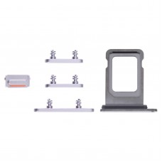 SIM Card Tray + SIM Card Tray + Side Keys for iPhone 14 Pro Max (Purple)