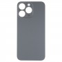 Einfacher Ersatz großer Kamera -Loch -Glas -Batterie -Batterieabdeckung für iPhone 14 Pro (schwarz)