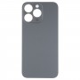 Easy Replacement Big Camera Hole Glass Back Battery Cover for iPhone 14 Pro(Black)