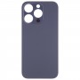 Easy Replacement Big Camera Hole Glass Back Battery Cover for iPhone 14 Pro(Purple)