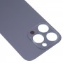 Easy Replacement Big Camera Hole Glass Back Battery Cover for iPhone 14 Pro(Purple)