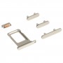 Plateau de carte SIM + touches latérales pour iPhone 14 Pro (or)