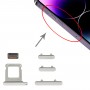 SIM -kortfack + sidtangenter för iPhone 14 Pro (silver)