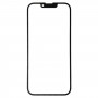Para iPhone 14 Plus Lente de vidrio exterior de pantalla frontal con OCA ópticamente transparente adhesivo