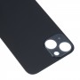 Pro iPhone 14 plus snadná náhrada velkého krytu baterie Big Camera Hole Sklenice (černá)