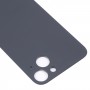 Für das iPhone 14 plus Easy Ersatz Big Camera Hole Glass Back Battery Deckung (schwarz)
