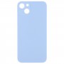 За iPhone 14 плюс лесен замяна на Big Camera Hole Glass Back Batter Cover (син)