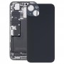 Para la cubierta posterior de la batería del iPhone 14 más (negro)