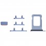 SIM -Kartenschale + SIM -Kartenschale + Seitenschlüssel für iPhone 14 Plus (blau)
