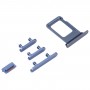 SIM ბარათის უჯრა + SIM ბარათის უჯრა + გვერდითი გასაღებები iPhone 14 Plus- ისთვის (ლურჯი)
