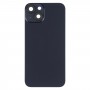 For iPhone 14 Plus Back Housing Cover with Camera Lens(Black)