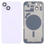For iPhone 14 Plus Back Housing Cover with Camera Lens(Purple)