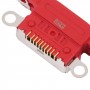 Para el conector de puerto de carga de iPhone 14 Plus (rojo)