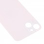 Легкая замена большая крышка задних аккумуляторных батареи с большим отверстием камеры для iPhone 14 (розовый) (розовый)