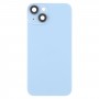 For iPhone 14 Back Housing Cover with Camera Lens(Blue)