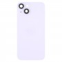 iPhone 14カメラレンズ付きのバックハウジングカバー（紫）