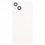 For iPhone 14 Back Housing Cover with Camera Lens(White)