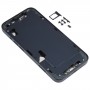 За iPhone 14 капак на батерията със средна рамка / странични клавиши (черно)