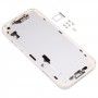 För iPhone 14 -batteriets bakre kåpan med mellanram / sidonycklar (guld)