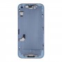 Per il coperchio posteriore della batteria iPhone 14 con telaio medio / tasti laterali (blu)