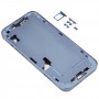 iPhone 14のバッテリーバックカバーミドルフレーム /サイドキー（青）
