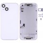 IPhone 14 akkumulátoros hátlaphoz középső keret / oldalsó kulcsokkal (lila)