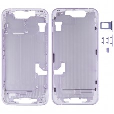 Pro iPhone 14 střední rám s bočními klíči (fialový)
