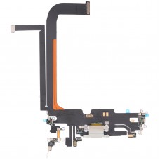 Pour l'iPhone 13 Pro MAX Charging Port Flex Cable (blanc)