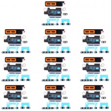 10 PCS reproduktorů prachotěsné sítě s rámcem pro iPhone 13 Pro (šedá)