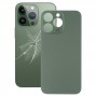 Facile sostituzione Big Camera Calco della batteria del vetro per iPhone 13 Pro (Green)