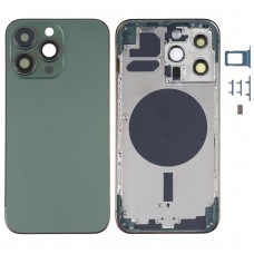 Back Housing Cover with SIM Card Tray & Side  Keys & Camera Lens for iPhone 13 Pro(Green) 