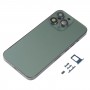Zpětný kryt bydlení s zásobníkem SIM karty a boční klíče a objektiv fotoaparátu pro iPhone 13 Pro (zelená)