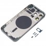 Couvercle de boîtier arrière avec plateau de carte SIM et touches latérales et objectif de caméra pour iPhone 13 Pro (vert)