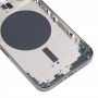 Back Housing Cover mit SIM -Kartenfach- und Seitenschlüssel und Kameraobjektiv für iPhone 13 Pro (grün)