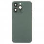 For iPhone 13 Pro Battery Back Cover with Side Keys & Card Tray & Power + Volume Flex Cable & Wireless Charging Module(Green)