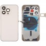 Pro zadní kryt baterie iPhone 13 Pro s bočními klávesami a karetním zásobníkem a napájecím modulem Flex Cable & Wireless nabíjecí modul (Gold)