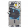 Per iPhone 13 Cover Battery Cover con tasti laterali e vassoio di schede e alimentazione + Modulo di ricarica Wireless Flex e Wireless (bianco)