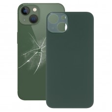 Easy Replacement Big Camera Hole Glass Back Battery Cover for iPhone 13(Green) 