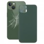 Lätt ersättning Big Camera Hole Glass Back Batterilock för iPhone 13 mini (grön)