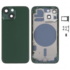 Back Housing Cover with SIM Card Tray & Side  Keys & Camera Lens for iPhone 13 Mini(Green) 