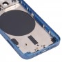 Back Housing Cover with SIM Card Tray & Side  Keys & Camera Lens for iPhone 13 Mini(Blue)