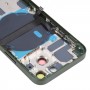 За iPhone 13 Mini Batter Back капак със странични клавиши и карта за карта и мощност + модул за зареждане на силата на звука и безжично зареждане (зелен)