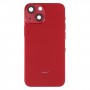 For iPhone 13 mini Battery Back Cover with Side Keys & Card Tray & Power + Volume Flex Cable & Wireless Charging Module(Red)