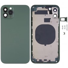 Замразено покритие на корпуса на Frosted Frame с външен вид имитация на IP13 Pro за iPhone 11 (Green)